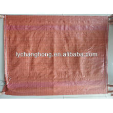 China pp tejido bolso de basura (antideslizante o llano)